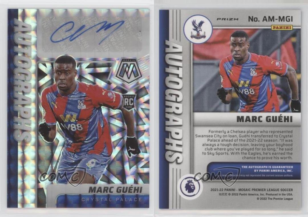 2021-22 Panini Mosaic Premier League Marc Guehi #AM-MGI Rookie Auto RC