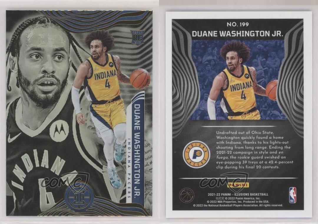 2021 Illusions Duane Washington Jr. Rookie Signs #RS-DWZ PSA 9 POP 1 RC