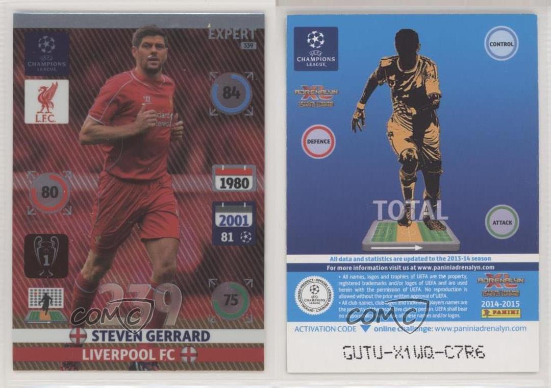 Individual Expert Cards Adrenalyn XL Champions League 14/15 Trading Cards 