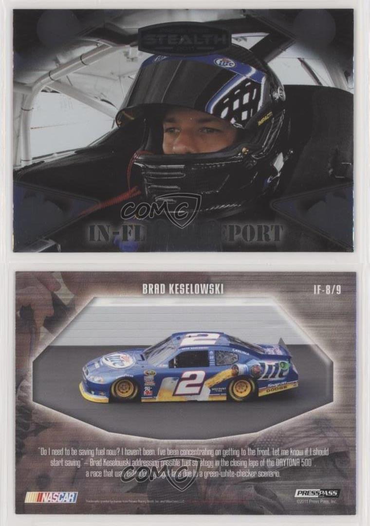 Finish Your Set 2011 Press Pass Stealth In Flight Report Insert You Pick 