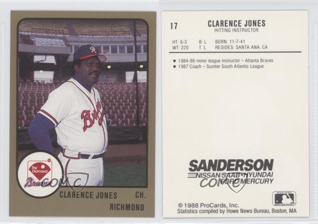 8 ProCards Minor League Clarence Jones 8   eBay