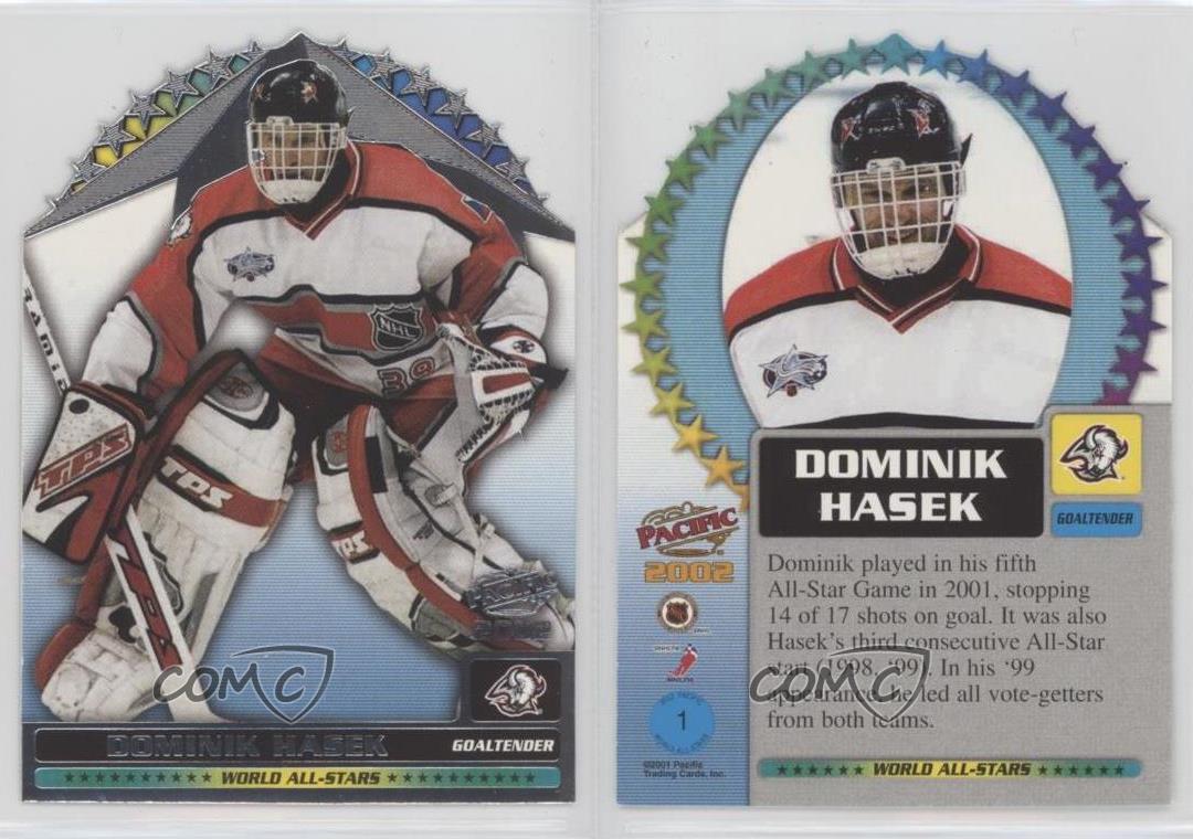 2001-02 Pacific World All-Stars Dominik Hasek #1 HOF