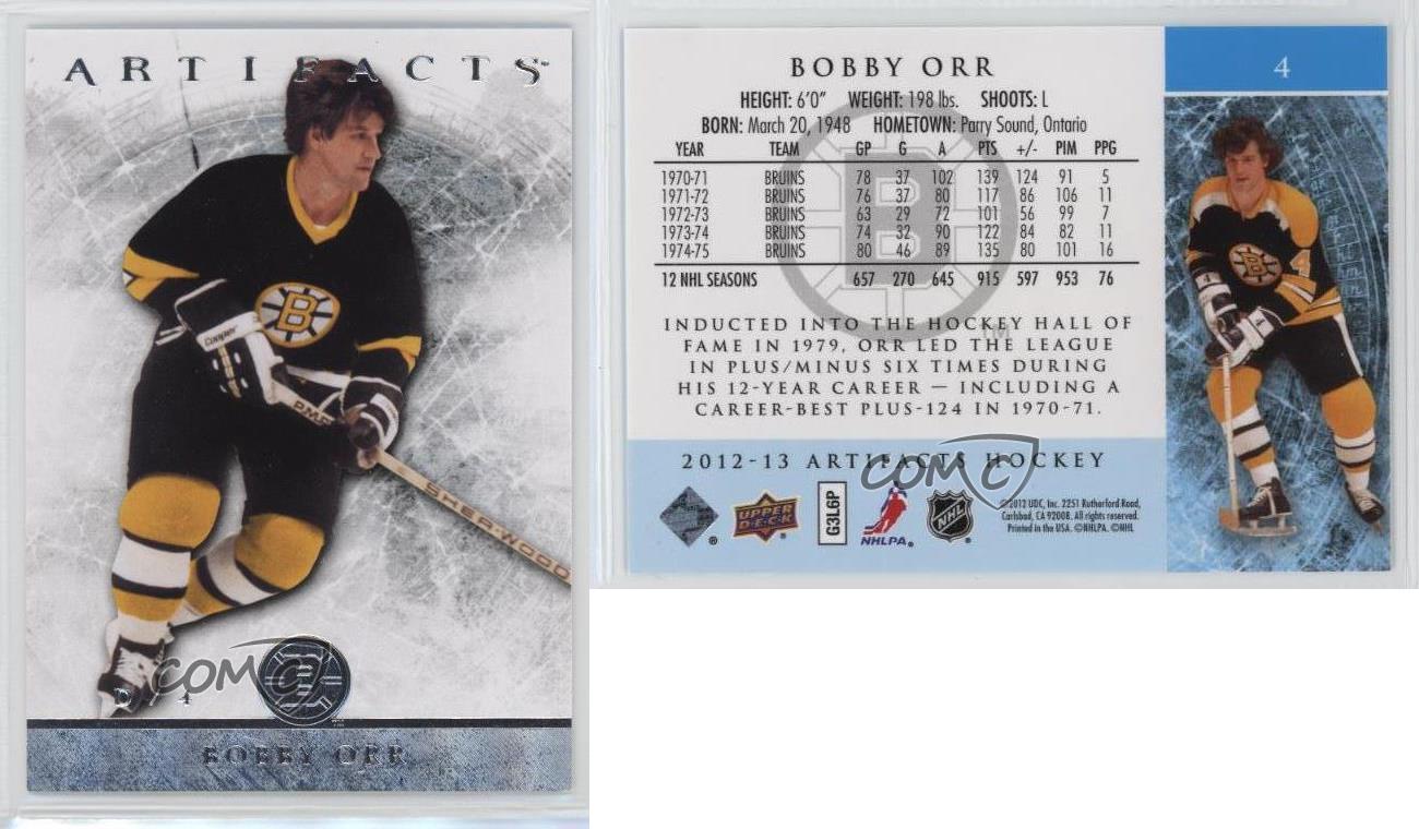 2012-13 Upper Deck Artifacts Bobby Orr #4 HOF