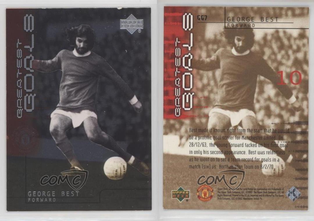 2002 Upper Deck Manchester United Legends Legendary Lineup George Best #LL13