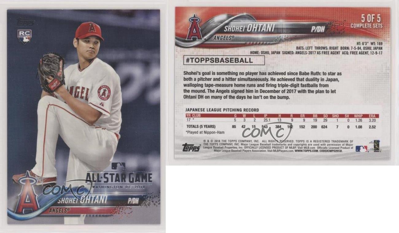 B品セール MLB 2018 TOPPS COMPLETE SET ALL-STAR大谷翔平