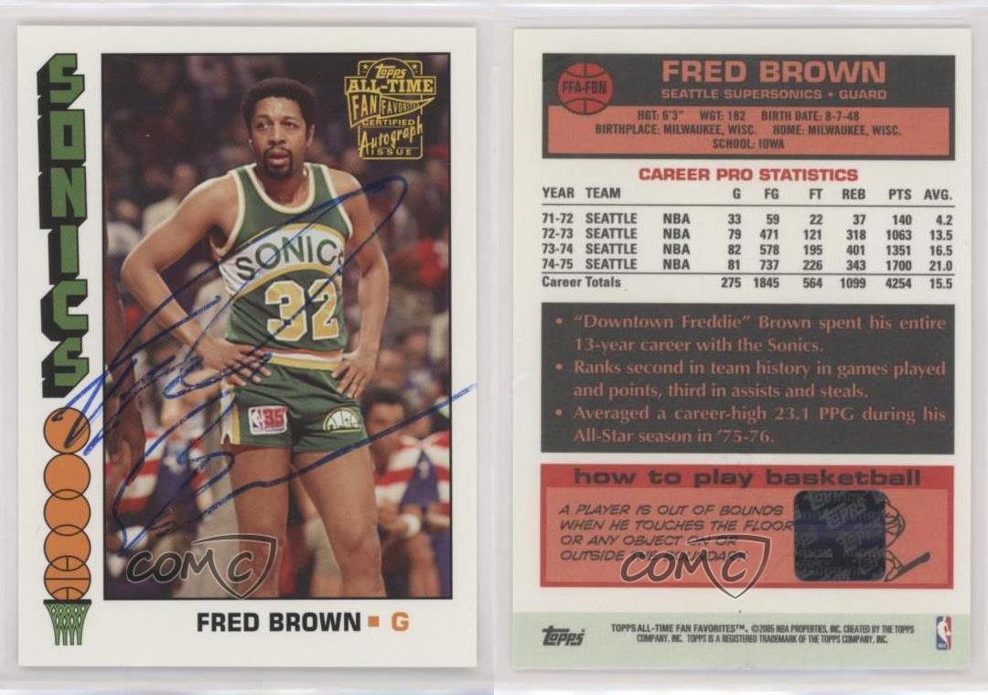 Fred Brown home jersey