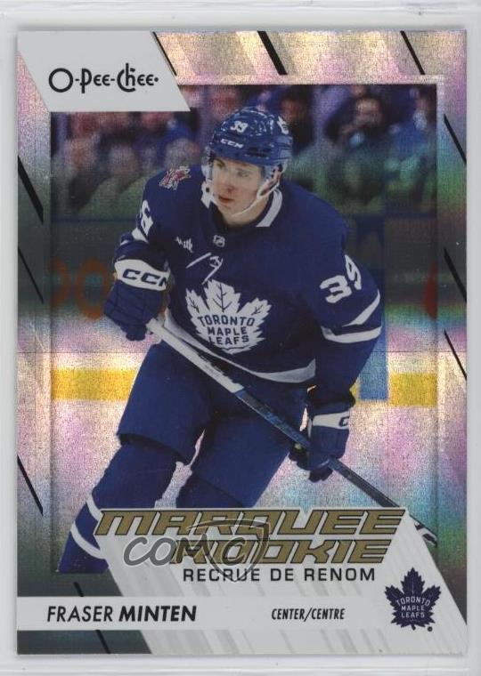 2023-24 O-Pee-Chee Marquee Rainbow 28/350 Fraser Minten #589 Rookie RC 1n7a