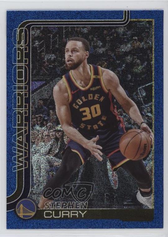 2025-26 Topps Blue Sandglitter Stephen Curry #135 00kr