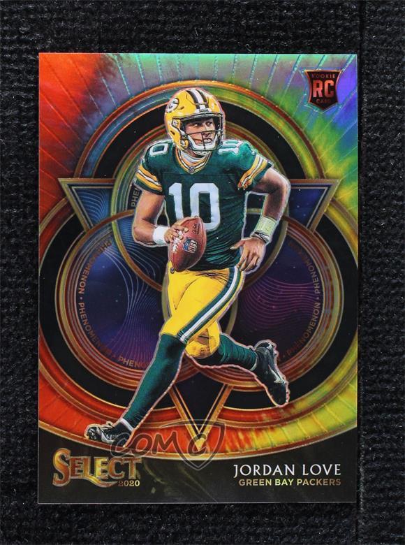 2020 Panini Select Phenomenon Tie-Dye Prizm 6/25 Jordan Love #P20 Rookie RC 1d59