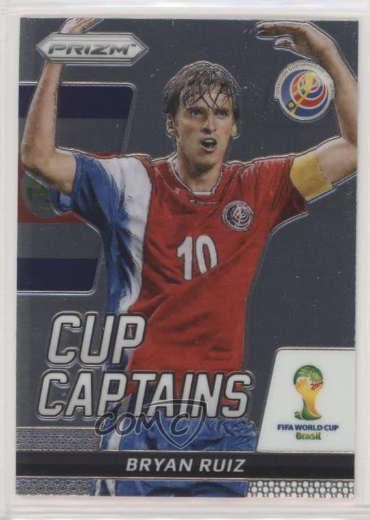 PRIZM WORLD CUP 2018 Mojo parallèle Base Carte #47 BRYAN RUIZ-Costa Rica