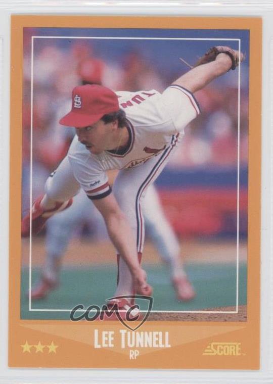 1988 Score #587 Lee Tunnell St. Louis Cardinals Baseball Card | eBay