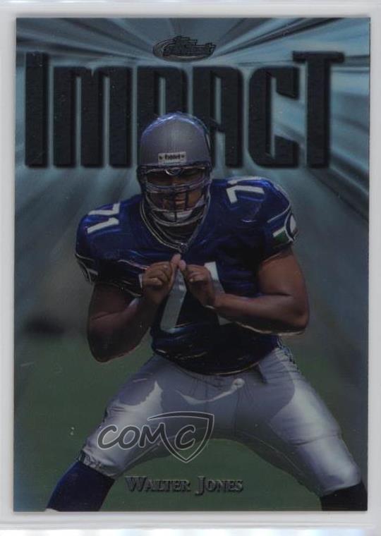 1997 Topps Finest Embossed Walter Jones #282 Rookie RC HOF