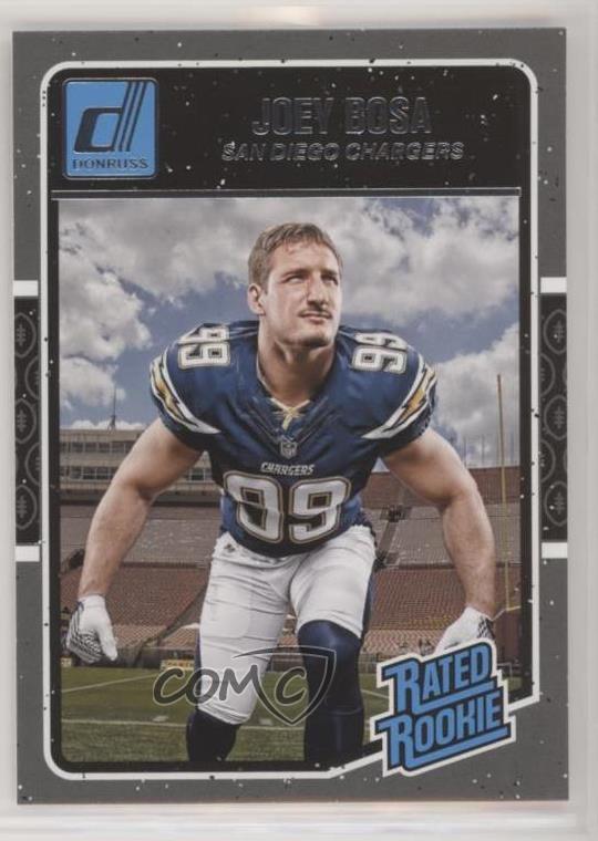 fútbol card!!! 2016 Panini Donruss rookie #375 Joey Bosa,