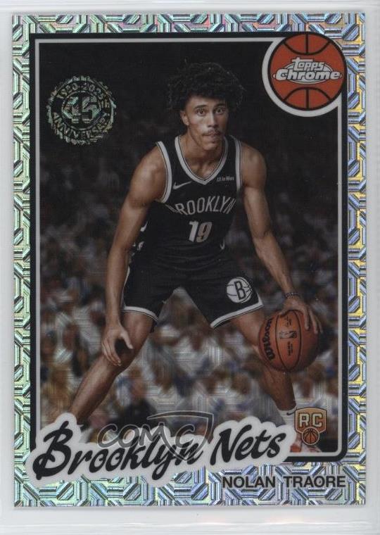 2025-26 Topps 1980-81 Chrome Silver Pack Nolan Traore #TC-NT Rookie RC 0xh3