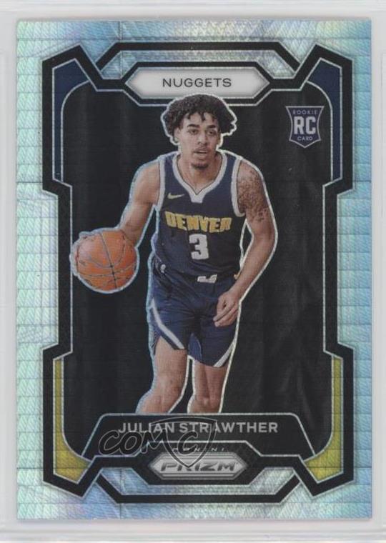 2023-24 Panini Prizm Hyper Prizm Julian Strawther #133 Rookie RC 19fe