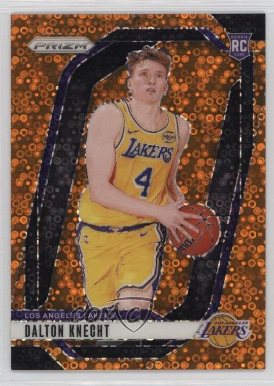 2024-25 Panini Prizm Fast Break Orange 90/125 Dalton Knecht #238 Rookie RC 1pk2