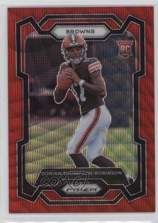2023 Panini Prizm Rookies Red Wave /149 Dorian Thompson-Robinson #322 Rookie RC