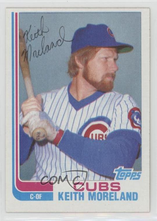 1982 Topps Traded 76T Keith Moreland Chicago Cubs Baseball Card eBay