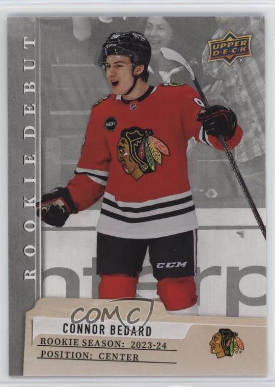 2023 Upper Deck UD Rookie Debut Image Variant Achievement Connor Bedard #1 1cf7