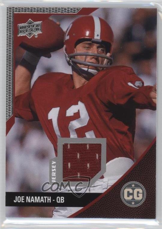 Details About 2014 Upper Deck Conference Greats Jerseys 1 Joe Namath Alabama Crimson Tide