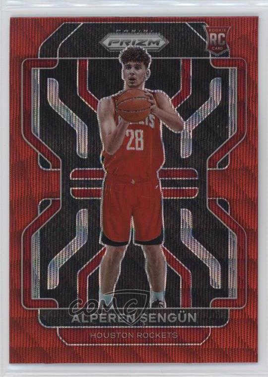 2021-22 Panini Prizm Ruby Wave Prizm Alperen Sengun #318 01nw