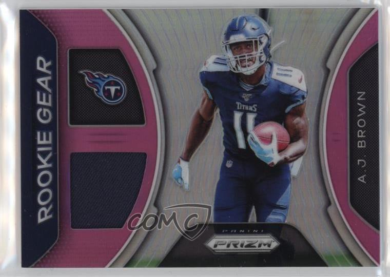2019 Panini Prizm Rookie Gear Pink AJ Brown #RG-AB RC