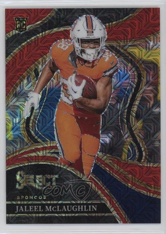2023 Panini Select Club Level Red Disco Prizm /49 Jaleel McLaughlin #265 0o6m
