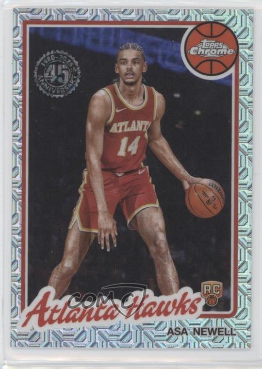 2025-26 Topps 1980-81 Topps Chrome Silver Pack Asa Newell #TC-AN 2y0
