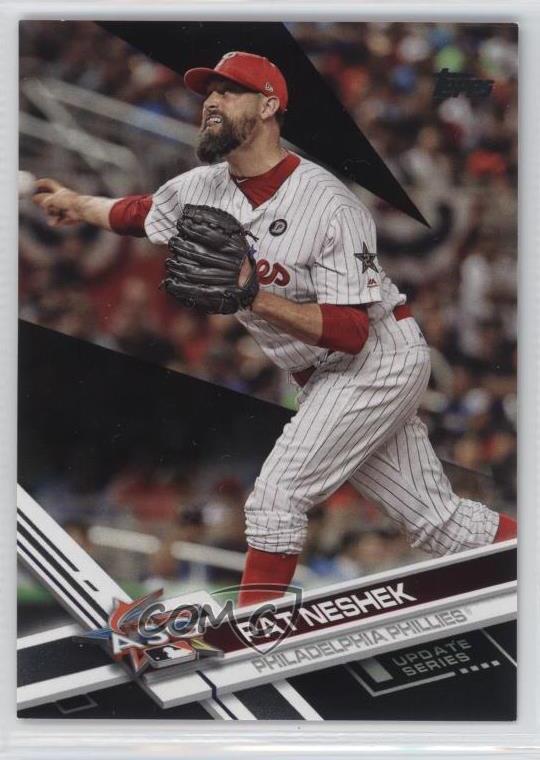 2017 Topps Update Series Black Us114 Pat Neshek Philadelphia Representative Image Select Specific Item Above To See Of Actual