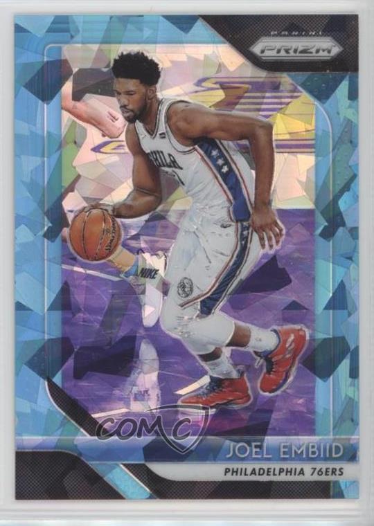 2018-19 Panini Prizm Blue Ice Prizm /99 Joel Embiid #259