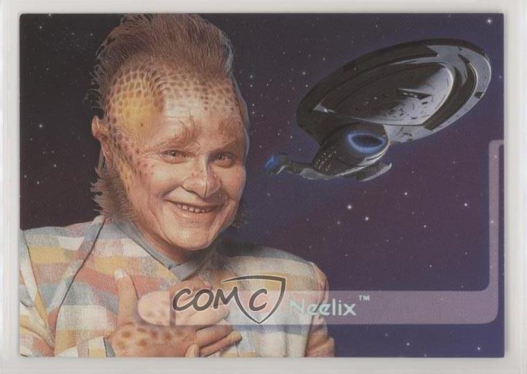 Neelix #E9 Star Trek Voyager Season 1 Series 2 Skybox 1995 Embossed Trading Card 