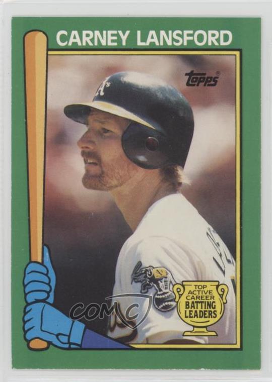 Details About 1990 Topps Top Active Career Batting Leaders 12 Carney Lansford Baseball Card