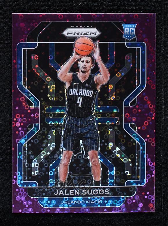 2021-22 Panini Prizm Fast Break Purple Prizm 20/75 Jalen Suggs #314 Rookie RC