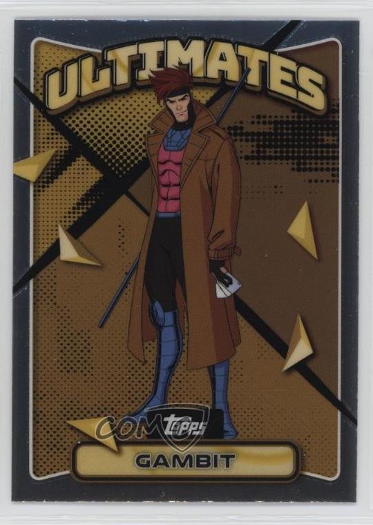 2025 Topps Finest X-Men '97 Rare Gold Gambit #81 0b7