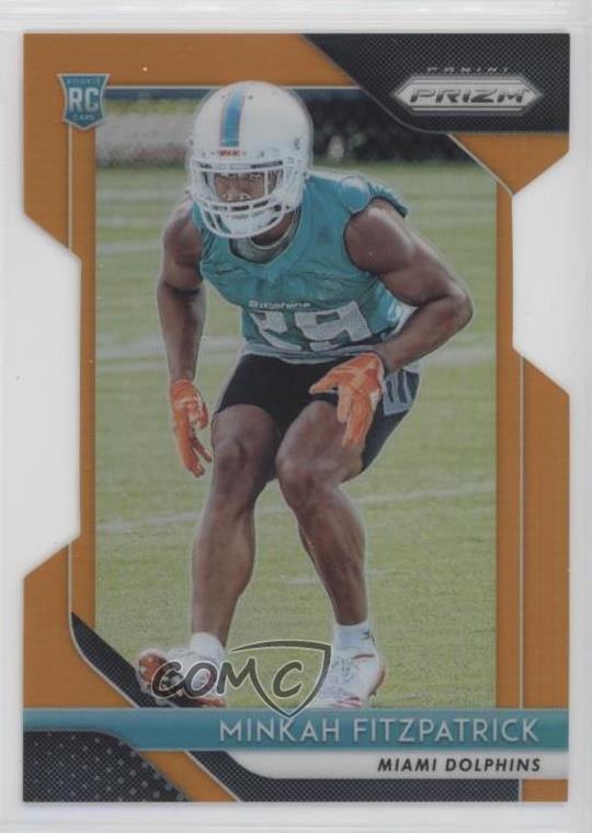 2018 Panini Prizm Orange 48/249 Minkah Fitzpatrick #243 Rookie RC 14ij