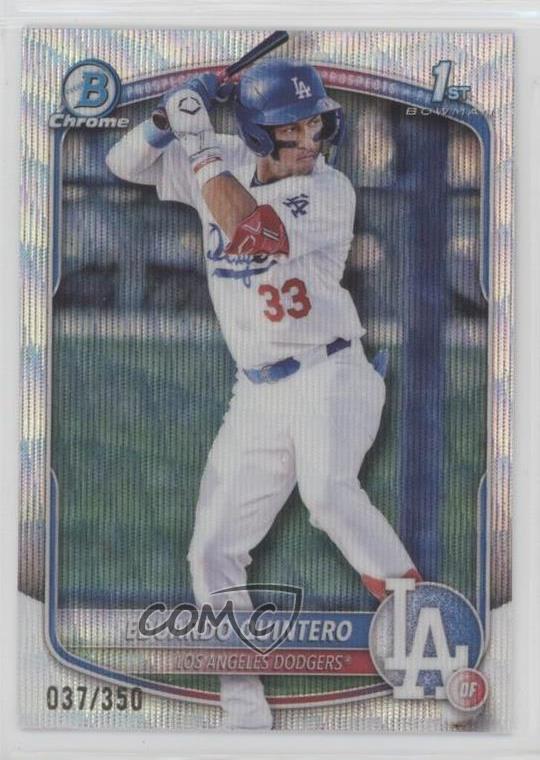 2025 Bowman Chrome Prospects Wave Refractor /350 Eduardo Quintero #BCP-115
