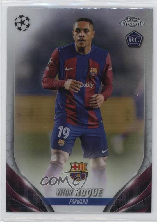 2023-24 Topps Chrome UEFA Club Competitions Refractor Vitor Roque #28 0wg1