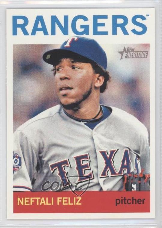 2010 Topps 206 #TA-NF Neftali Feliz Texas Rangers Auto Autographed Baseball Card