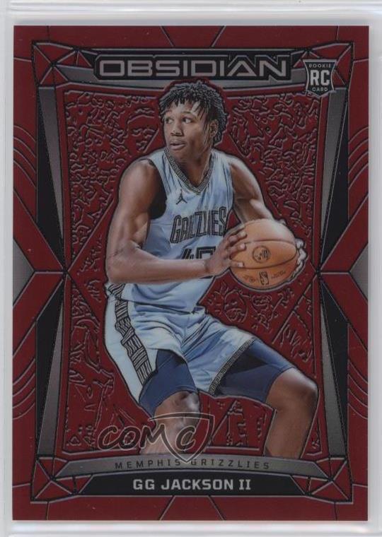 2023-24 Panini Obsidian Electric Etch Red Flood GG Jackson II #89 Rookie RC