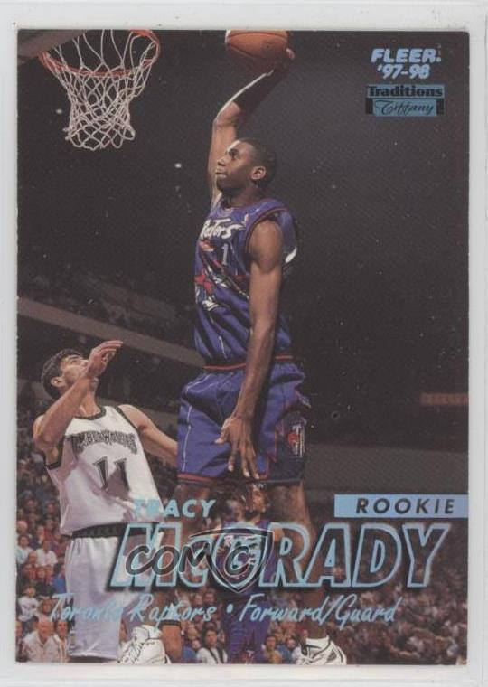 1997-98 Fleer Tiffany Tracy McGrady #226 Rookie RC HOF 1f1