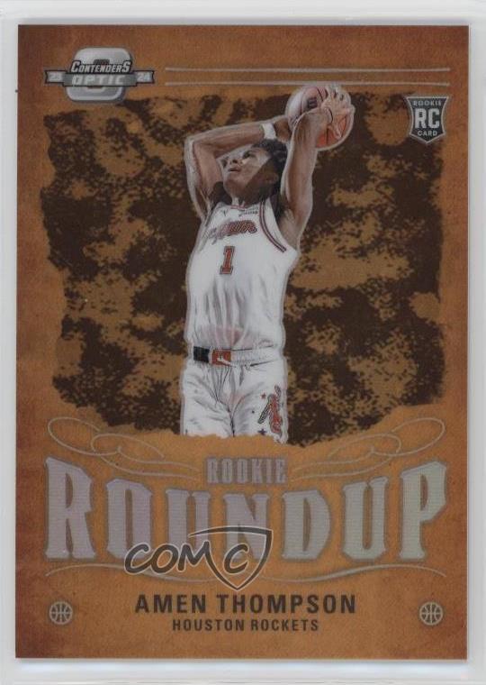 2023-24 Panini Contenders Optic Rookie Roundup Amen Thompson #11 RC