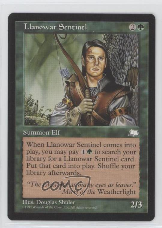 Llanowar Sentinel Magic: Weatherlight 1997 - Bild 1 von 2