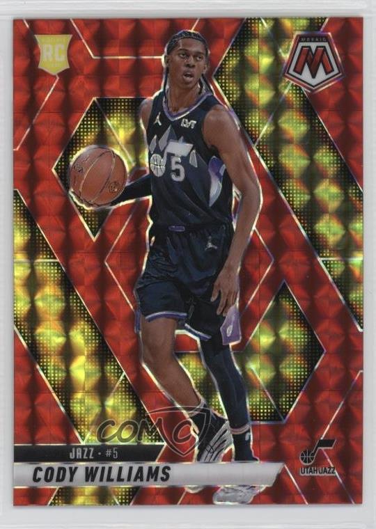 2024-25 Panini Mosaic Rookies Red Prizm Cody Williams #207 Rookie RC 0jr6