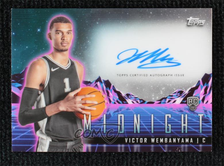 2023 Topps Midnight Rookie Horizon Signatures Victor Wembanyama #RHS-VW Auto lz7