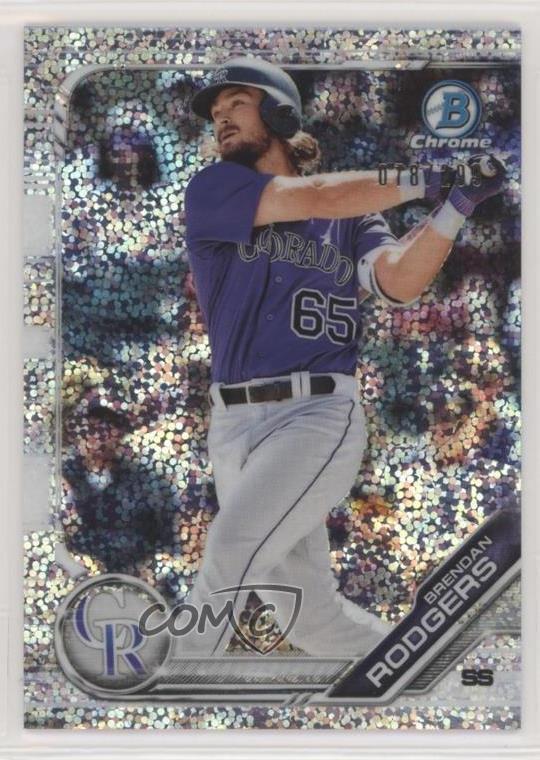 2019 Bowman Chrome Prospects Base #BCP-143 Brendan Rodgers