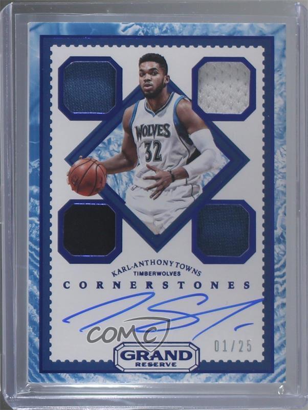 karl anthony towns autographed jersey
