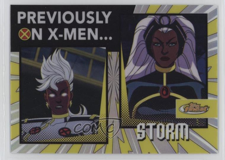 2025 Topps Finest X-Men '97 Previously On X-Men Storm #PO-6 0b7