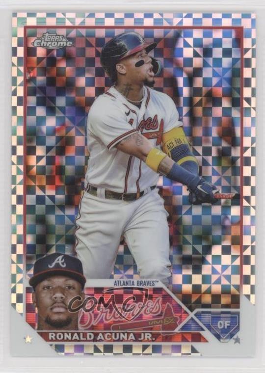 2023 Topps Chrome X-Fractor Ronald Acuna Jr Ronald Acuña Jr #39 09t6