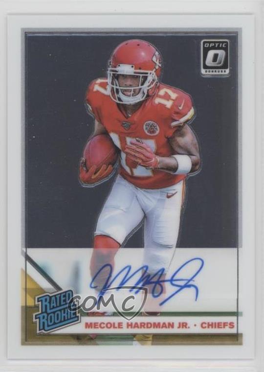 2019 Panini Donruss Optic Rated /60 Mecole Hardman Jr #175 Rookie Auto RC