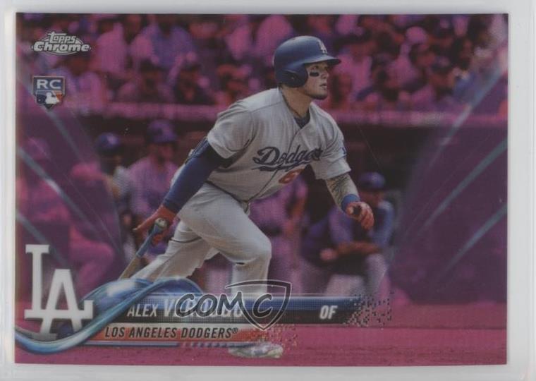 2018 Topps Chrome Pink Refractor Alex Verdugo #167 0f5t